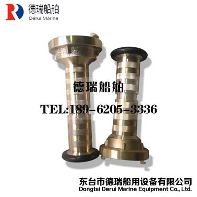 船用消防水带接扣 全铜DN6550管牙接头